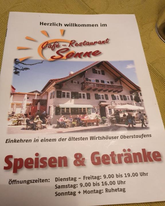 Cafe Restaurant Sonne